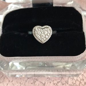 Costco heart shaped diamond ring size 7